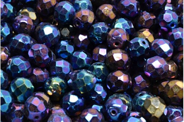 Firepolished Round Beads 8mm - Image 1