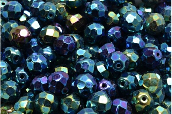 Firepolished Round Beads 8mm - Image 1