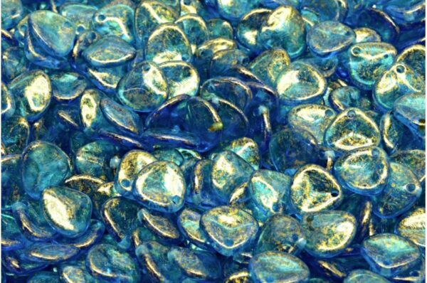 Rose Petal Beads 8x7mm - Image 1