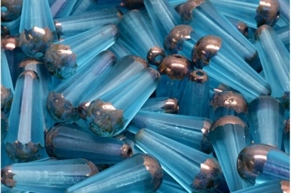 Firepolished Drop Beads 20x9mm - Image 1