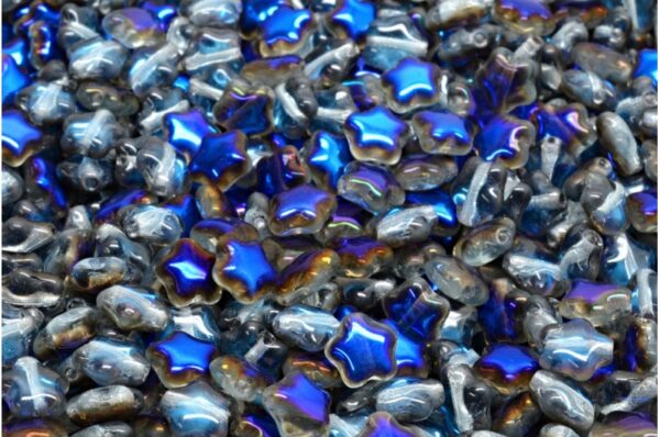 Flat Star Beads 6x6mm - Image 1