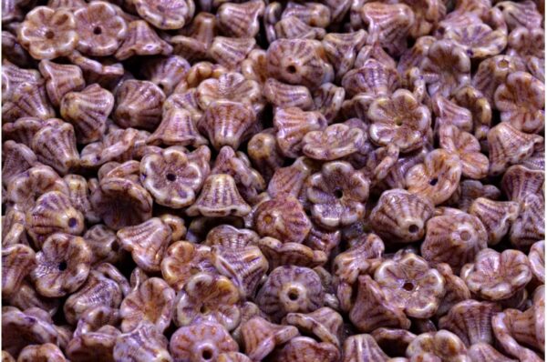 Bell Flower Cup Beads 7x5mm - Image 1