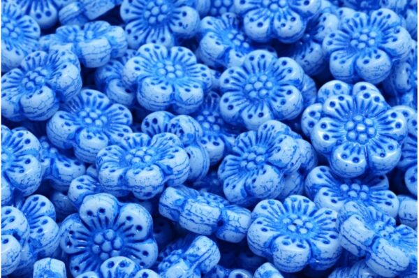 Boho Flower Beads 14x14mm - Image 1