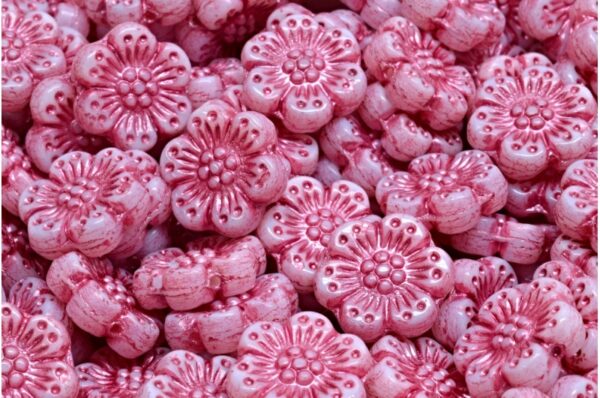 Boho Flower Beads 14x14mm - Image 1
