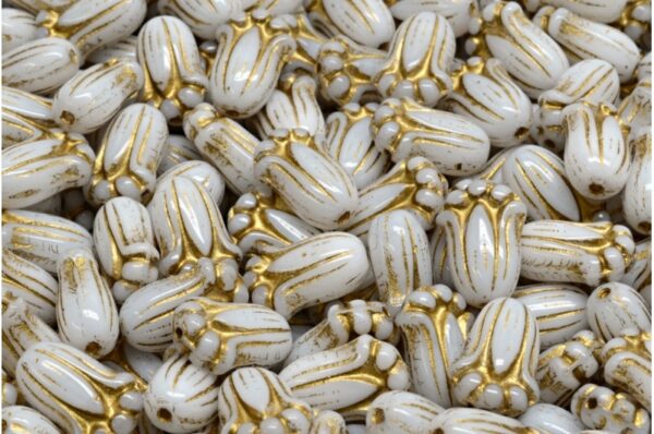 Tulip Bud Beads 12x8mm - Image 1