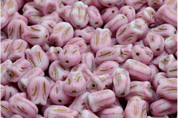 Mini Tulip Beads 9x7mm - Image 1