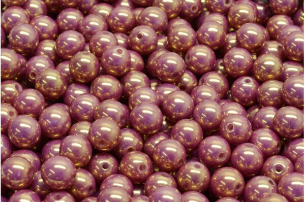 Round Druck Beads 6mm - Image 1