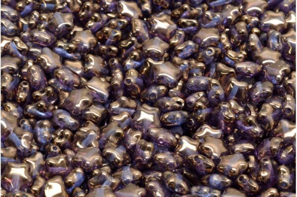 Flat Star Beads 6x6mm - Image 1