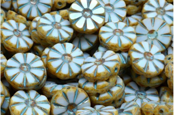 TCB Sunflower Beads 12x12mm - Image 1