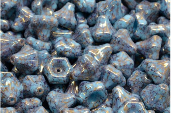 Flower Bell Beads 9x9mm - Image 1