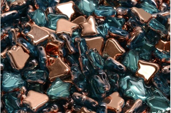 2 Holes Flat Tulip Bell Beads 9x9mm - Image 1