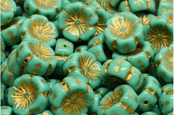 Hawaiian Flower Beads 14x14mm - Image 1