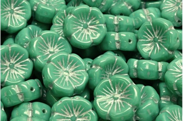 Hawaiian Flower Beads 14x14mm - Image 1