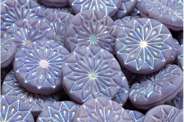 Origami Flower Beads 18x18mm - Image 1