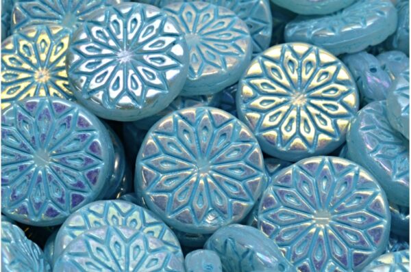Origami Flower Beads 18x18mm - Image 1