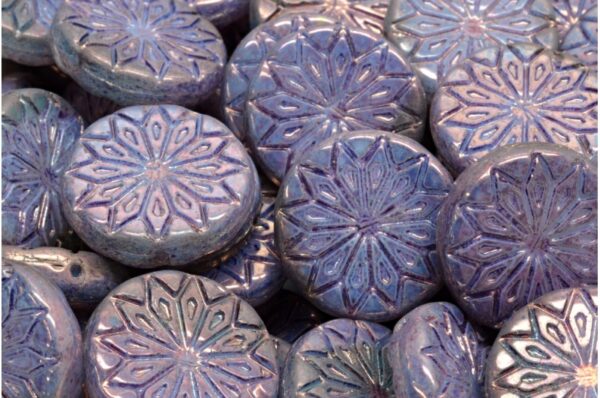 Origami Flower Beads 18x18mm - Image 1