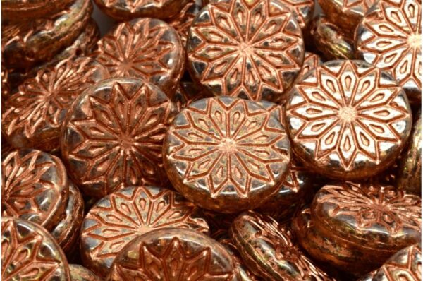 Origami Flower Beads 18x18mm - Image 1