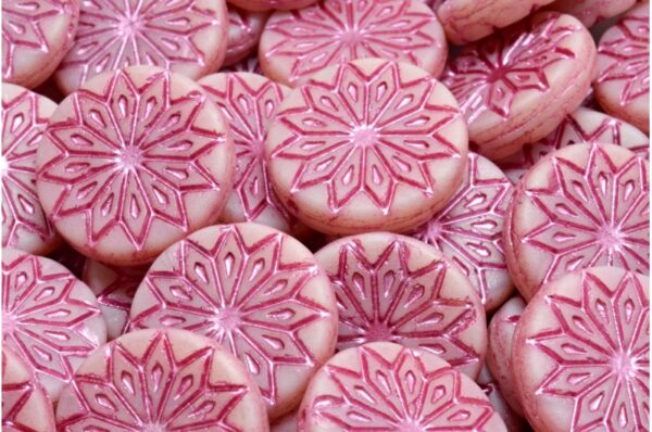 Origami Flower Beads 18x18mm - Image 1