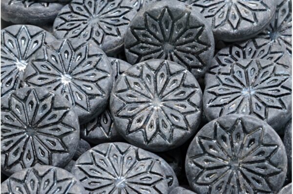 Origami Flower Beads 18x18mm - Image 1