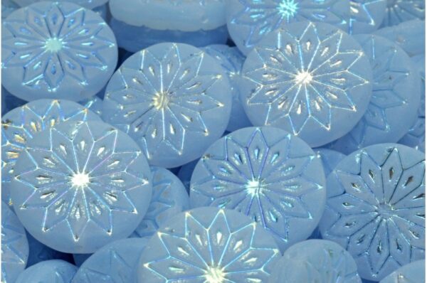 Origami Flower Beads 18x18mm - Image 1