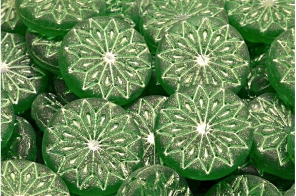 Origami Flower Beads 18x18mm - Image 1