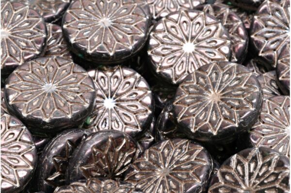 Origami Flower Beads 18x18mm - Image 1