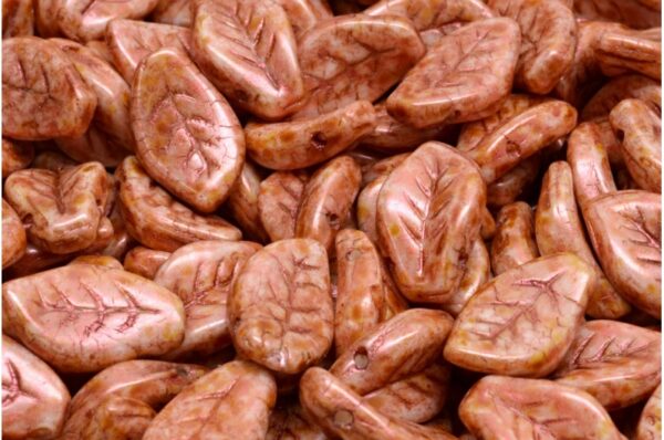 Wavy Leaf Beads 9x14mm - Image 1