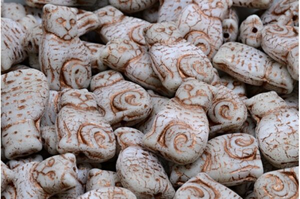 Cat beads 17x11mm - Image 1