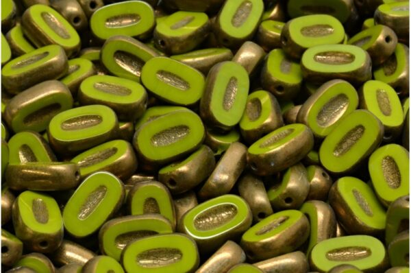 TCB Flat Oval Beads 10x6mm - Image 1