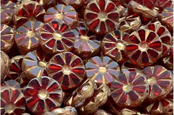 TCB Sunflower Beads 12x12mm - Image 1