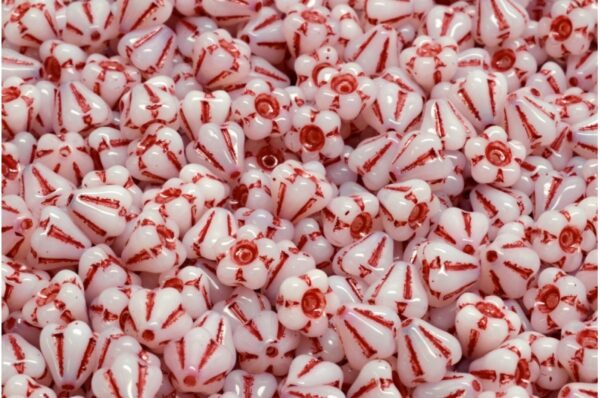 Bell Flower Beads 4x6mm - Image 1