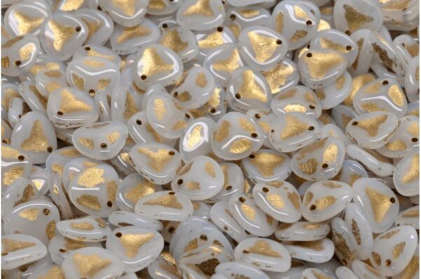 Rose Petal Beads 8x7mm - Image 1