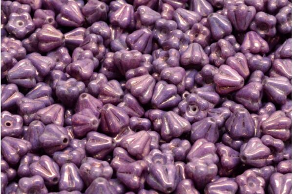 Bell Flower Beads 4x6mm - Image 1