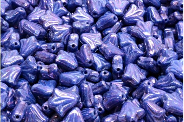 Lily Flower Beads 9x9mm - Image 1