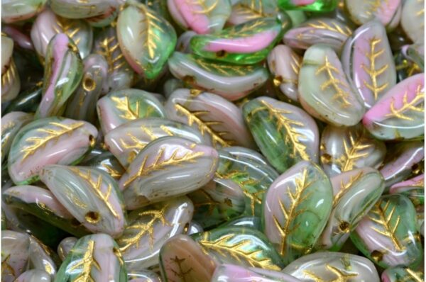 Wavy Leaf Beads 9x14mm - Image 1