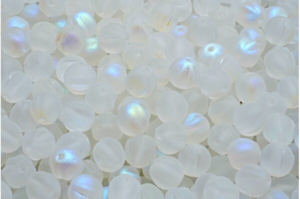 Melon Beads 6x6mm - Image 1