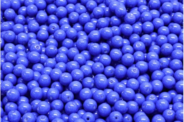 Round Druck Beads 4mm - Image 1