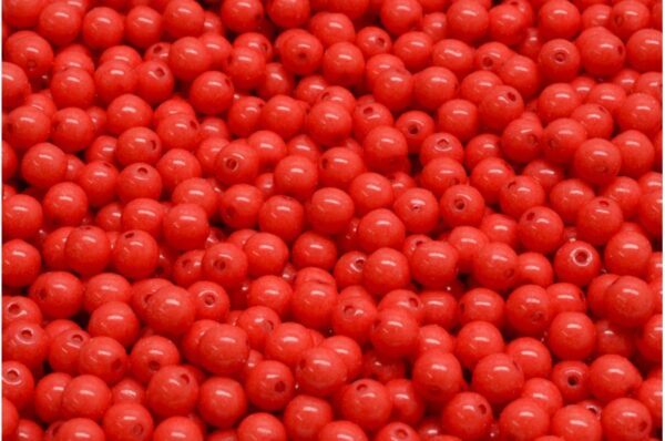 Round Druck Beads 4mm - Image 1