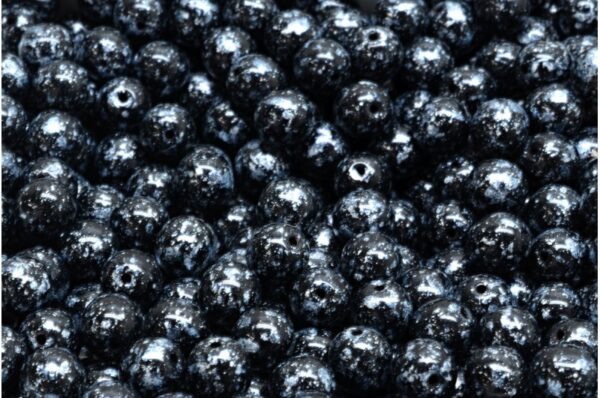 Round Druck Beads 6mm - Image 1