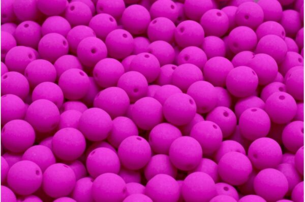 Round Druck Beads 6mm - Image 1