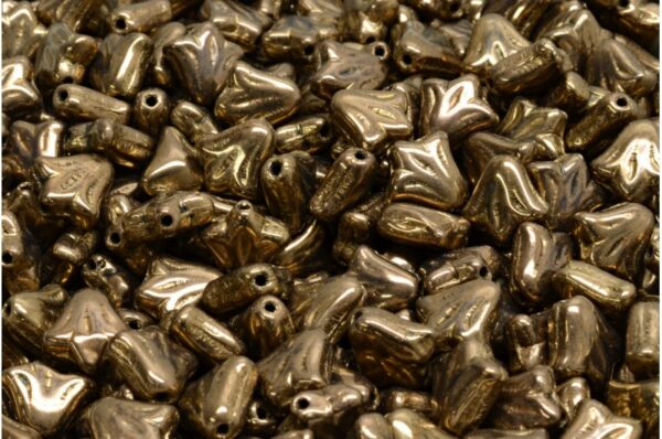 Lily Flower Beads 9x9mm - Image 1