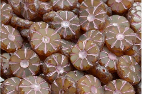 TCB Sunflower Beads 12x12mm - Image 1