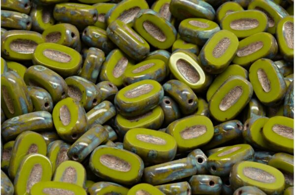TCB Flat Oval Beads 10x6mm - Image 1