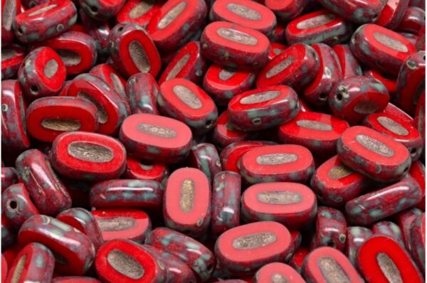 TCB Flat Oval Beads 10x6mm - Image 1