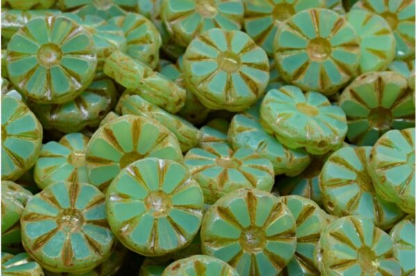 TCB Sunflower Beads 12x12mm - Image 1