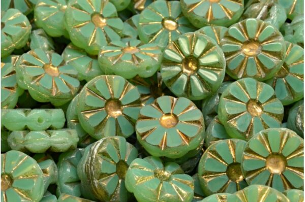 TCB Sunflower Beads 12x12mm - Image 1