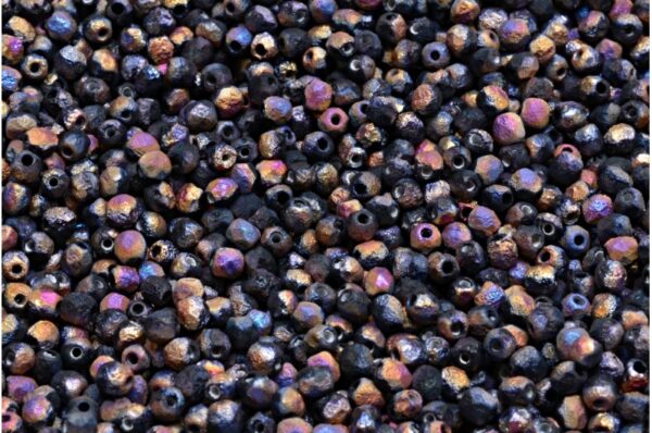 Firepolished Round Beads 3mm - Image 1