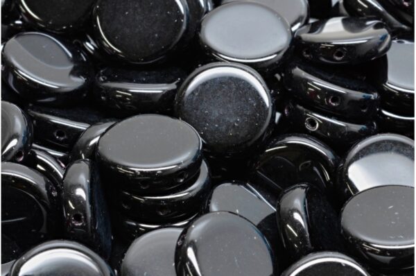 2 Hole Coin Beads 14mm - Image 1