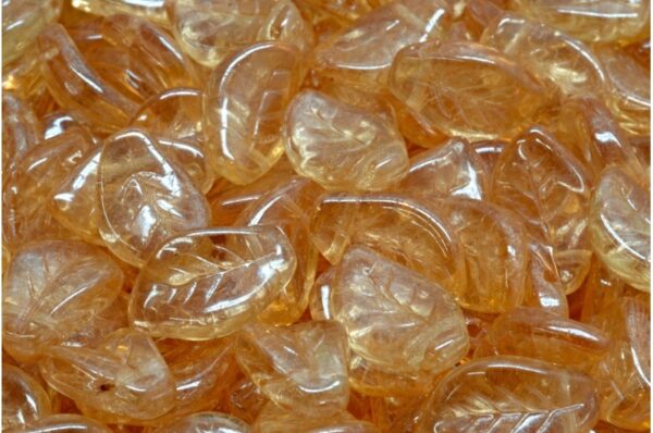 Wavy Leaf Beads 9x14mm - Image 1