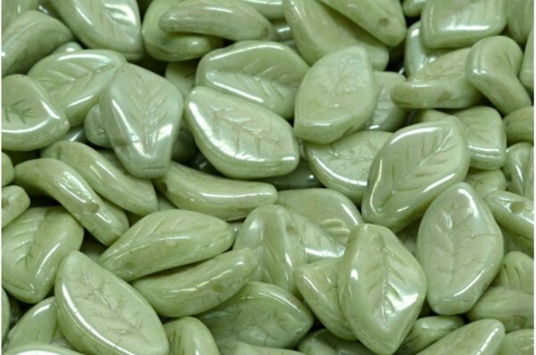 Wavy Leaf Beads 9x14mm - Image 1